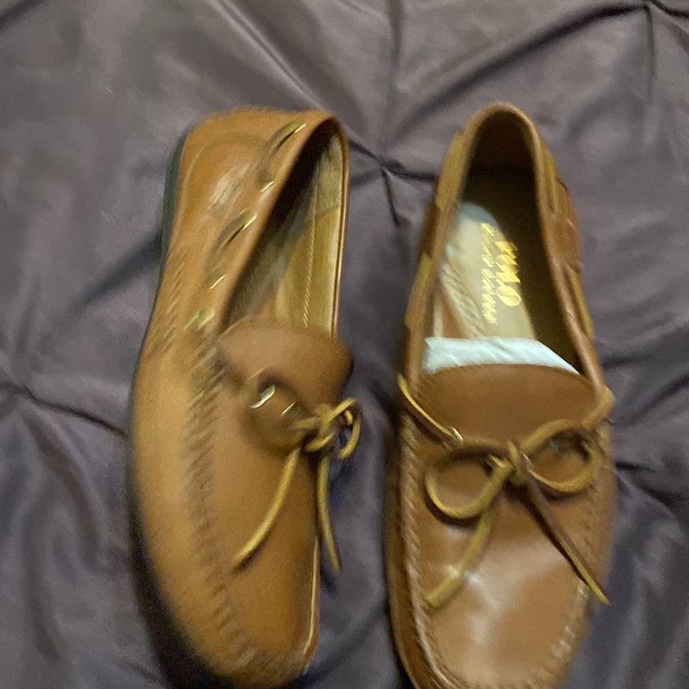 Polo Ralph Lauren Drivers/Loafers Roberts mens sz 7D women sz 9 - Picture 3 of 7